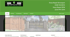 Desktop Screenshot of heavenlygatefence.com